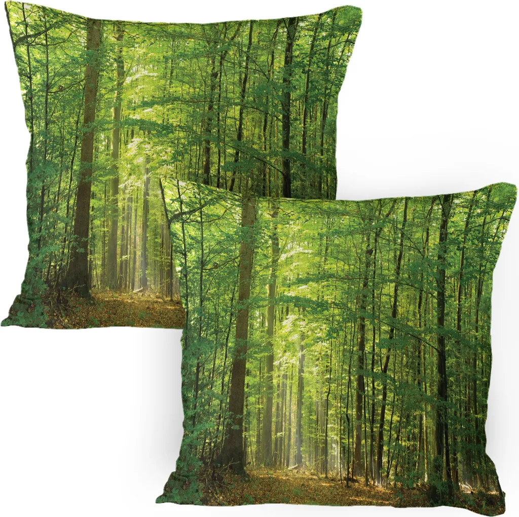 Federe 80x80 Abakuhaus Foresta e Raggi di Sole - Microfibra Top Quality