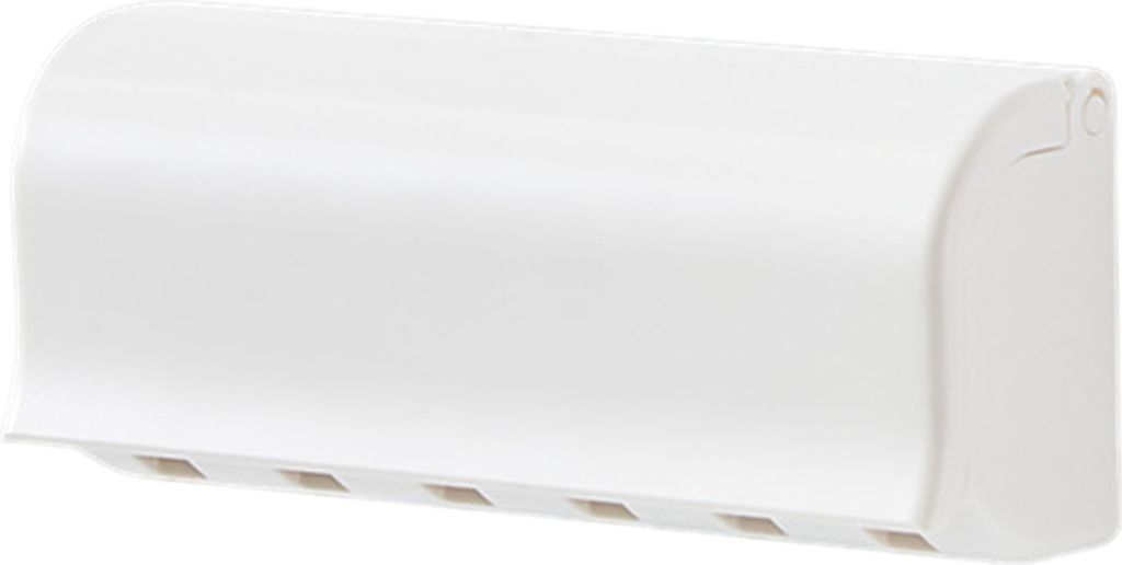 An der Wand montierter Zahnbürstenhalter mit Abdeckungs-Drainage-Design, einfach zu installierendes Aufbewahrungsregal für elektrische Zahnbürst...