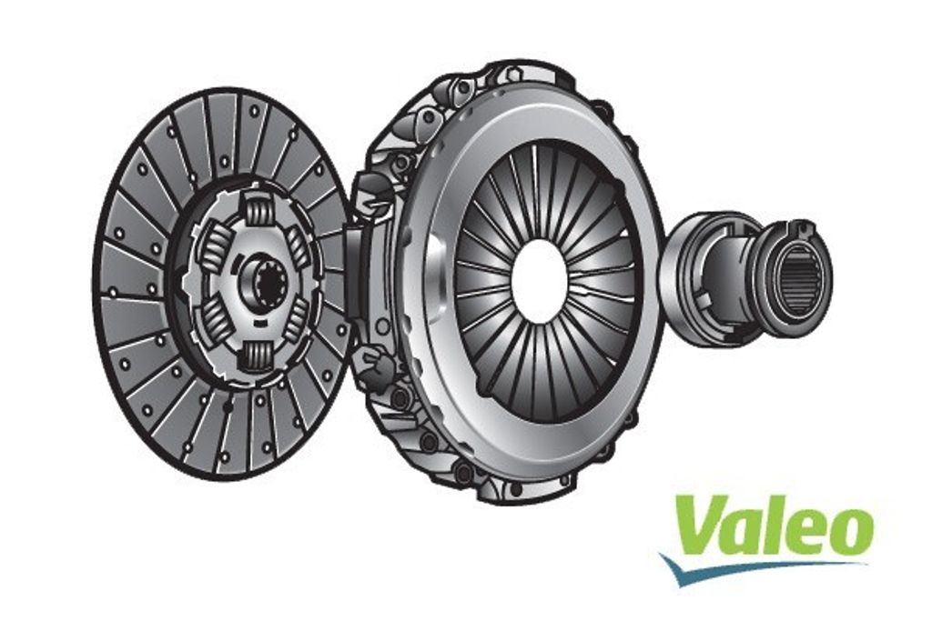 Valeo Kupplungssatz wiederaufbereitet, Durchmesser 430 mm, Zentrierdurchmesser 475 mm, 10 Zähne, Nabenprofil 52,3x41,1