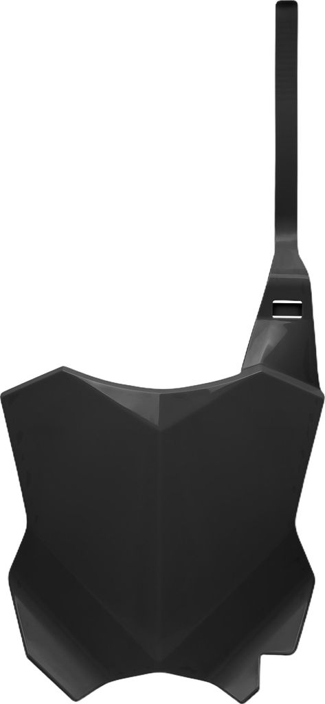 Startnummerntafel UFO PLAST Verkleidung Frontnummerntafel für Kawasaki KX F 250 / 450 ccm Bj. 2016 - 2024, Farbe:schwarz