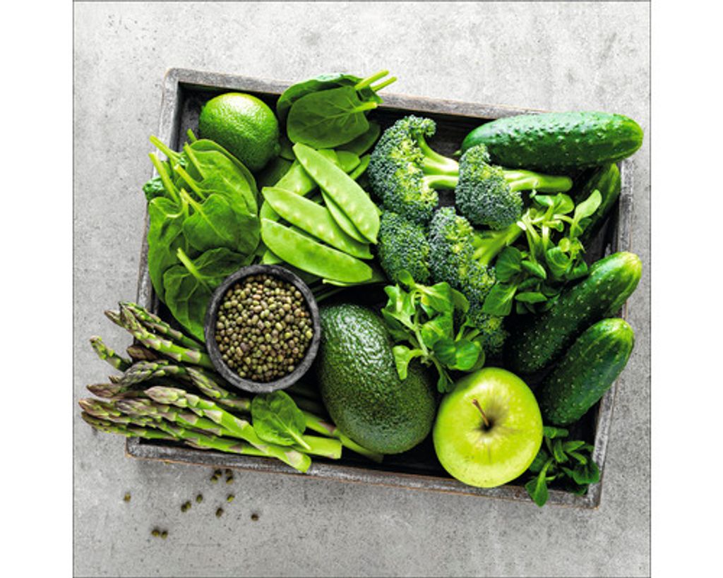 Glasbild Vegetable Cuisine I 20x20 cm Produktbild 