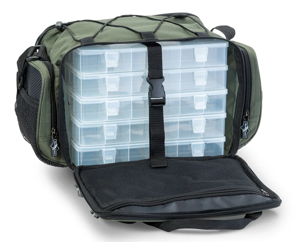 Sac de Transport Pêche Iron Claw Medium NX avec Compartiments Modulables
