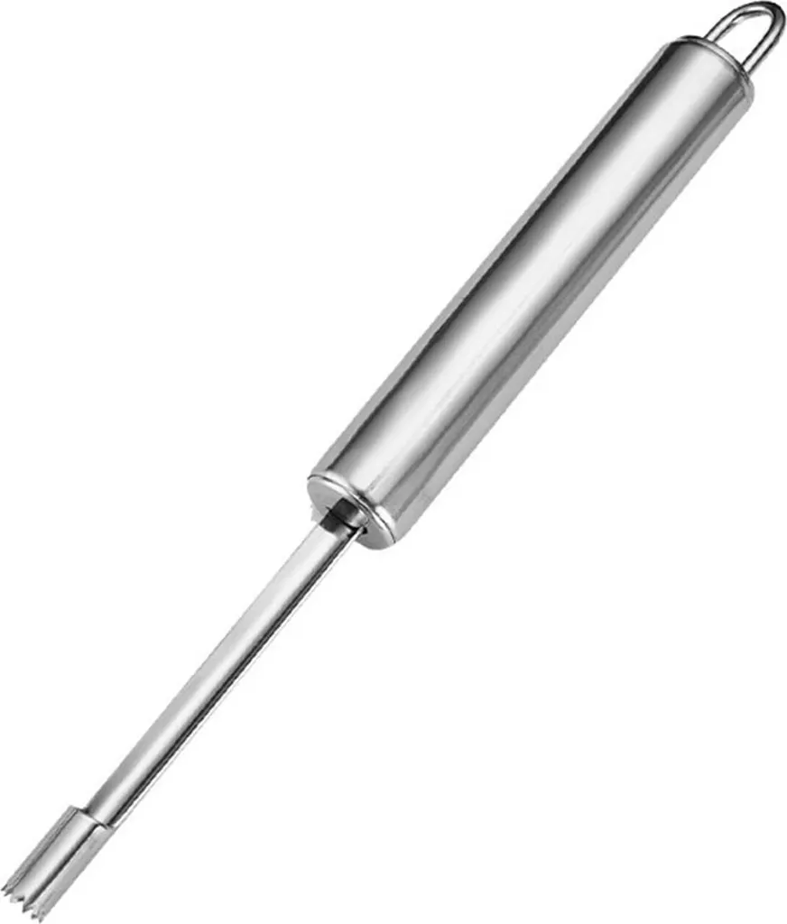 Vide-pomme pratique en inox pour évider les fruits et préparer vos tartes