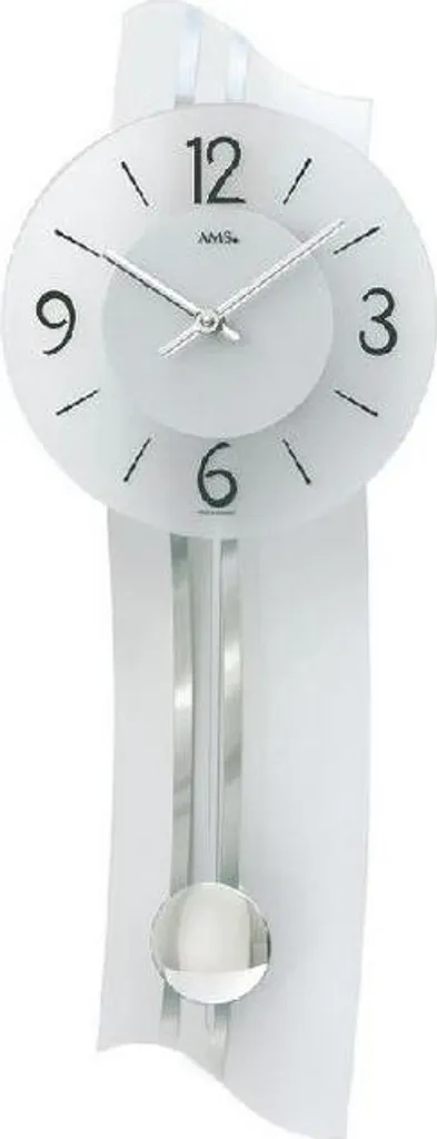 Horloge murale silencieuse à quartz AMS 7239 : design et précision