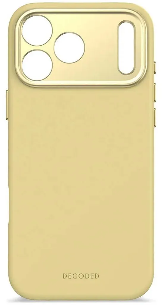Decoded Coque Silicone iPhone 17 Pro Max Jaune Yuma Protection Premium