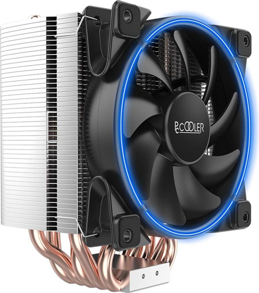 Pccooler GI-H58U CPU-Kühler in Blau - Kühlset - 12 cm - 1800 RPM - 26,5 dB - 65 cfm - Blau