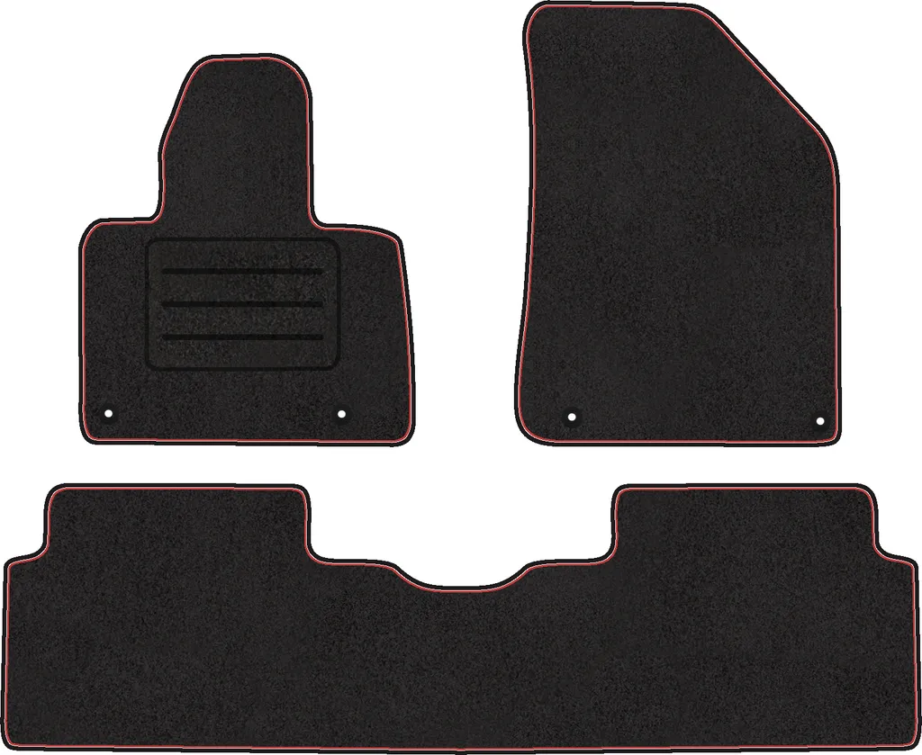 OFFERTA Tappetini Citroen C5 II (2008-17) Velluto Rosso - Set 4 Pezzi