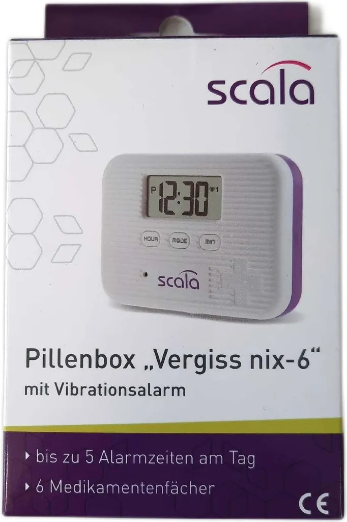 Distributeur de médicaments DL 6 programmable avec 6 compartiments - 10