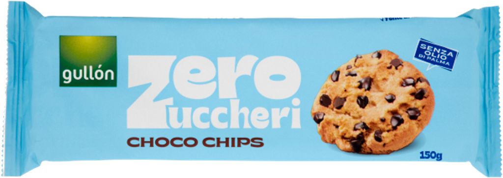 Gullon Choco Chips bez cukru 150 g Zdjęcie produktu 