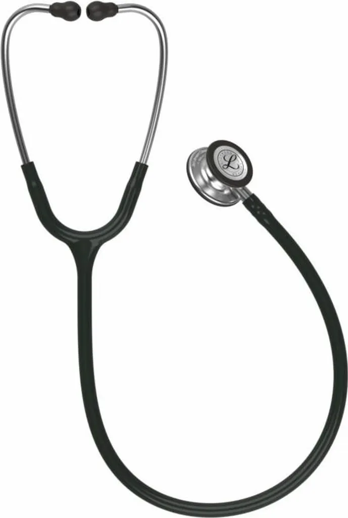 Stéthoscope Littmann Classic III 69 cm en acier et tubulure noire