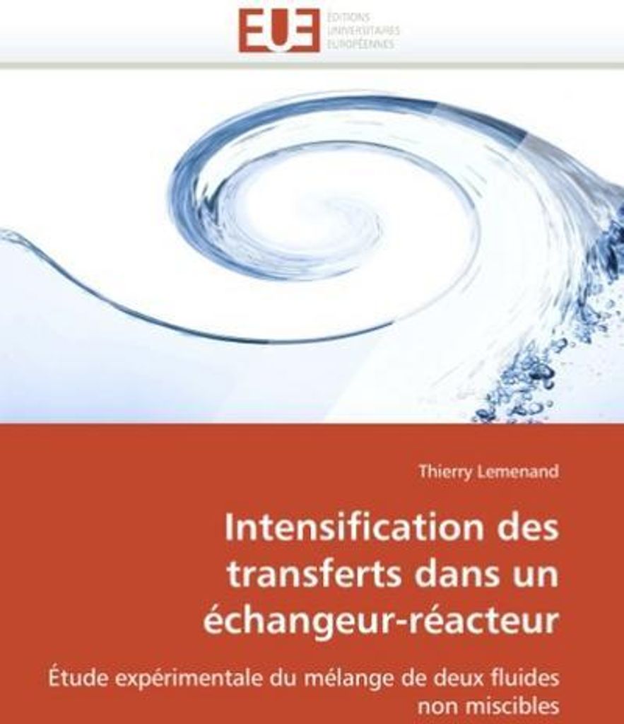 Intensification Des Transferts Dans Un Échangeur-Réacteur