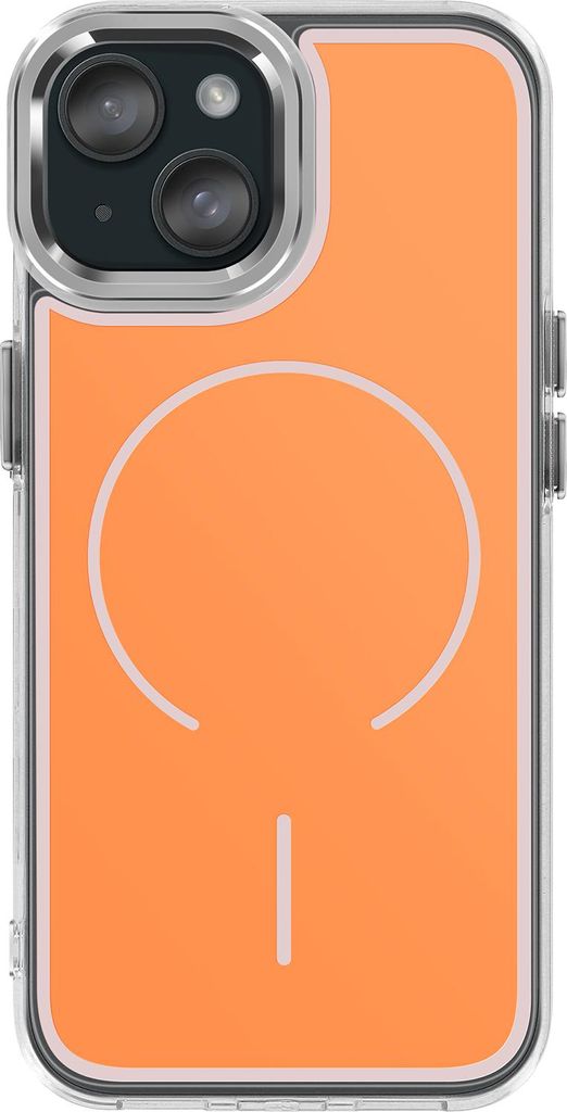 Avizar, Ultra-robuste MagSafe Hülle iPhone 15, Orange