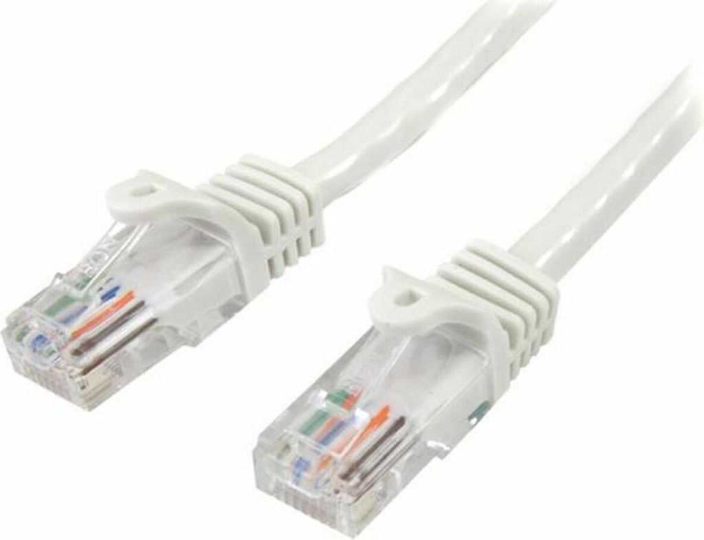 StarTech.com Kabel de Netzwerk de 10m White Cat5e Ethernet RJ45 without Hooks
