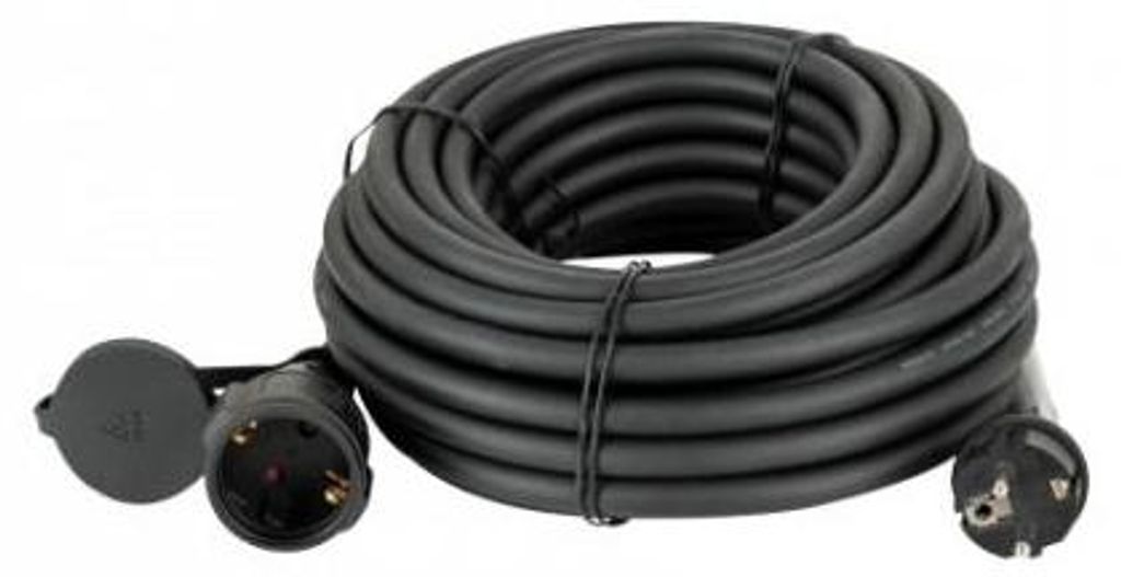 H07RN-F 3G2.5, verlengkabel met Schuko-stekker, 20 meter Productafbeelding 