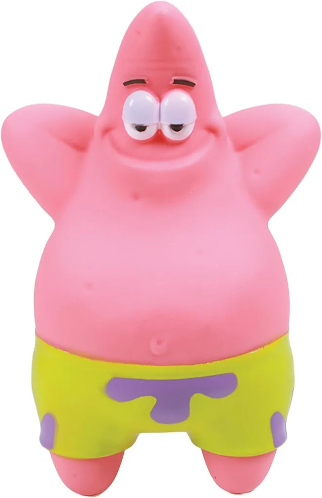 Déco chambre enfant Bob l'éponge - Lampe Patrick 17 cm pour bureau