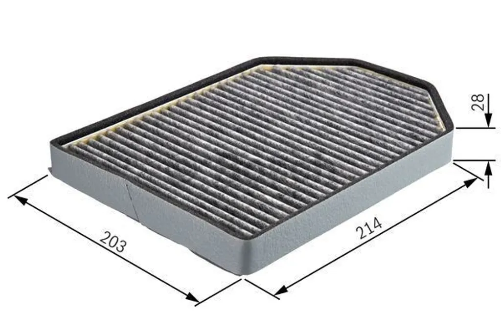 Filtre habitacle Bosch 1987432367 Audi A8 4D Fini la Buée et Pollen