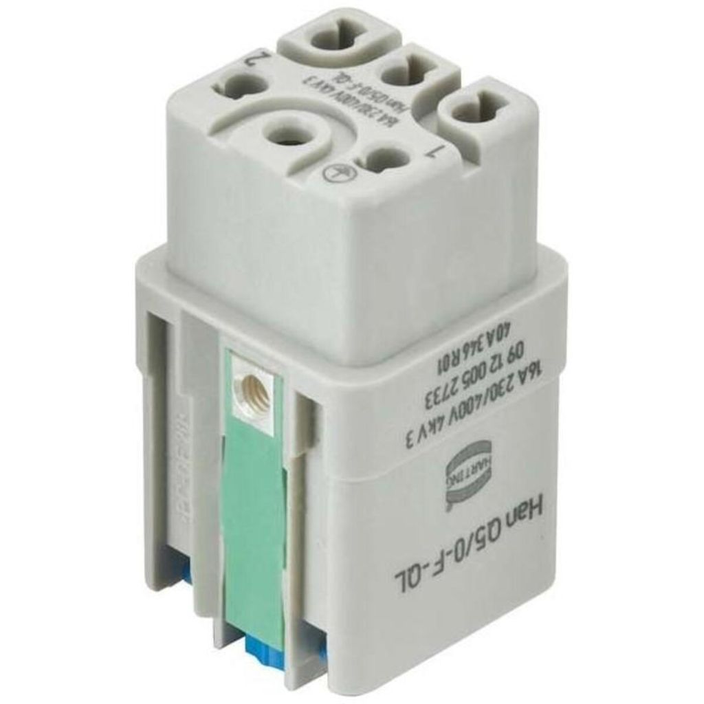HARTING Han Q5/0 Buchseneinsatz (F) Quick-Lock-Anschluss, 5-polig+PE 230V/400V, 16A - 1 Stück