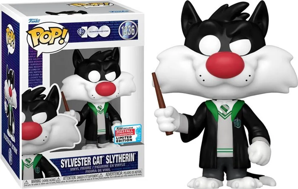 Figurine Funko POP Sylvester Chat Serpentard pour Déco Geek et Fan