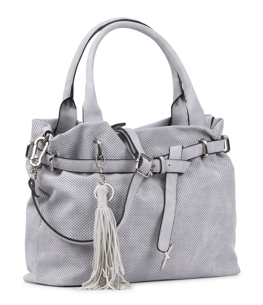 SURI FREY Romy Basic Sac à Main Gris - Matière Souple et Design Moderne - 2