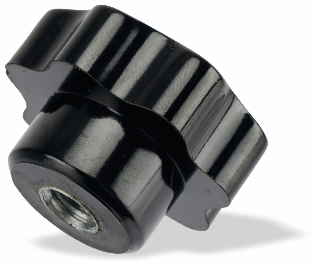 Sterngriffmutter, M10/19 mm, schwarz Produktbild 