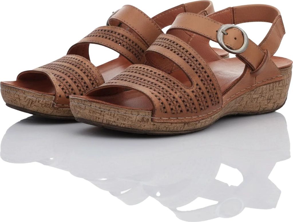 Gemini Damen Sandale braun Größe 41