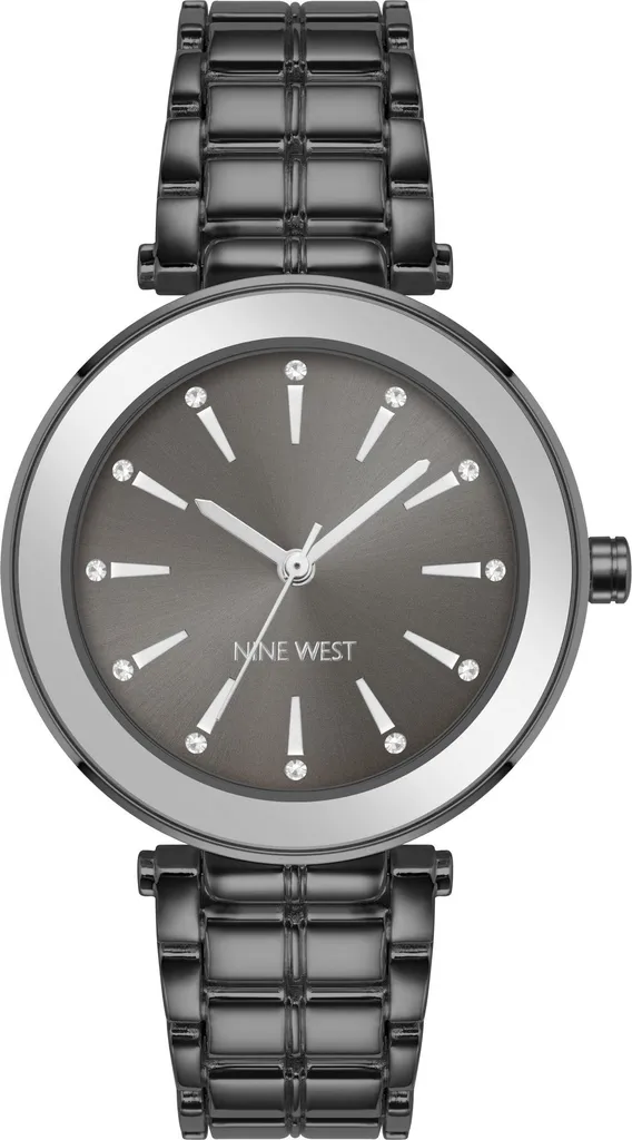 Nine West NW/3021GYGY - Orologio Professionale Donna Grigio