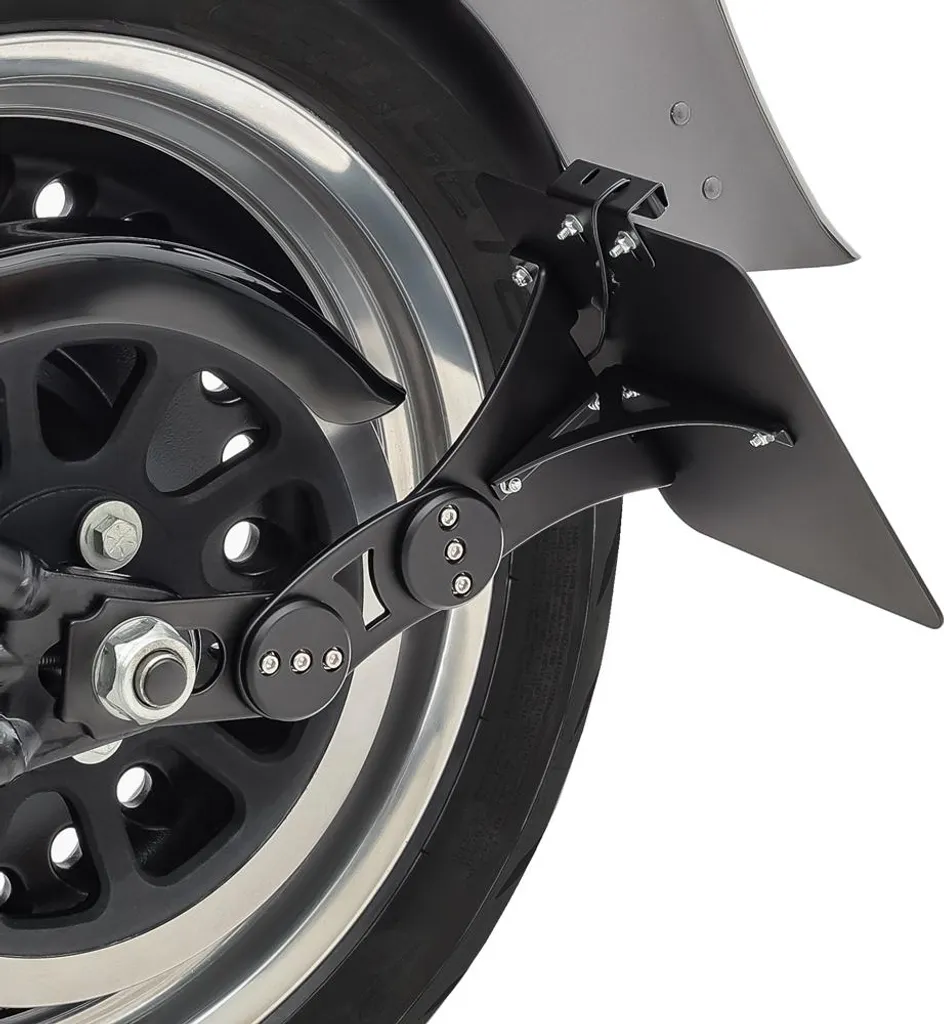Supporto Targa Laterale Harley Softail 08-17 | Verniciatura Polvere