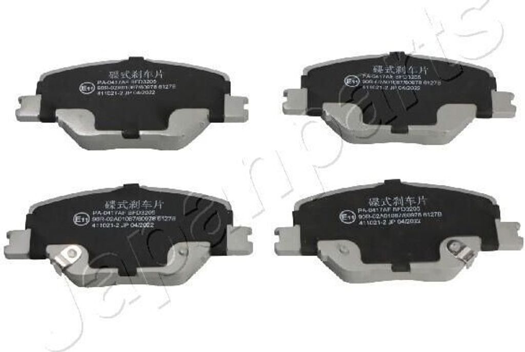 JAPANPARTS PA-0417AF - OE 084124408 Bremsbeläge, Vorne für Insignia B (Z18)