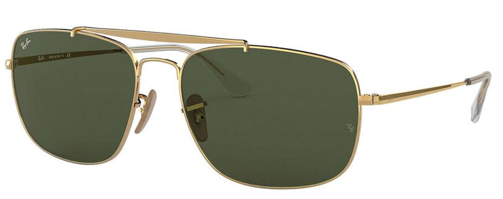 Ray-Ban COLONEL, Erwachsener, Uni, Quadratisch, Gold, Produktbild 1