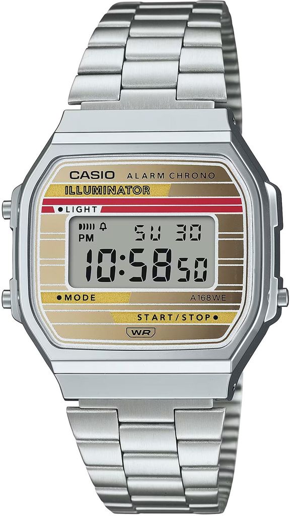 Zegarek Casio Vintage A168WEHA-9AEF srebrny Zdjęcie produktu 