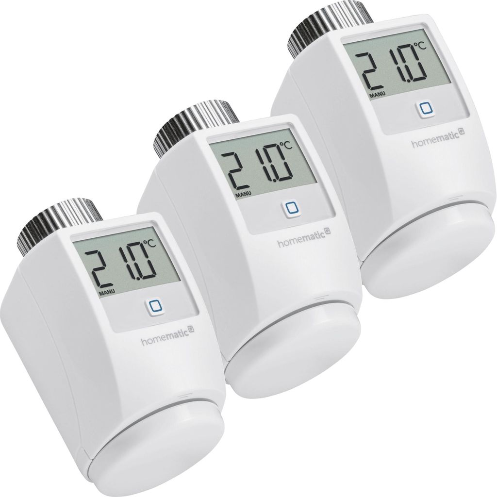 Smart Home Heizkörperthermostat (HmIP-eTRV-2) (3er Bundle) Produktbild 