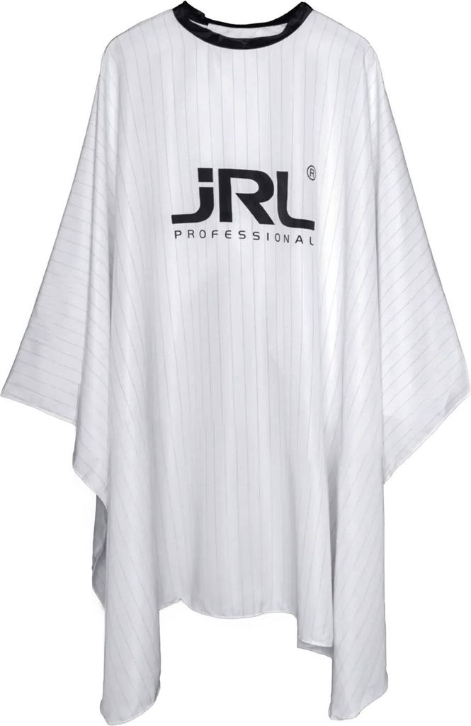 JRL Gestreifter Styling-Umhang, Weiß – AP16014