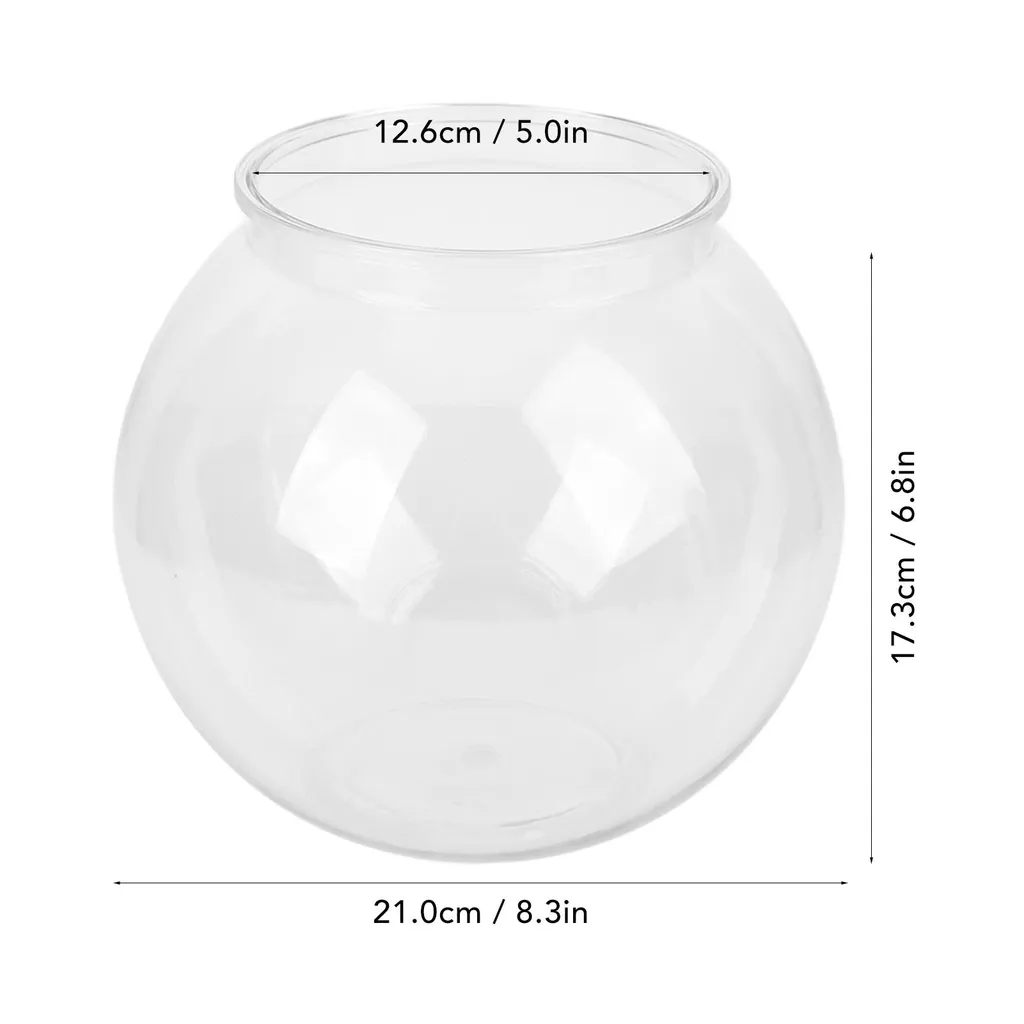 Bol à poisson incassable en plastique robuste multifonction taille L