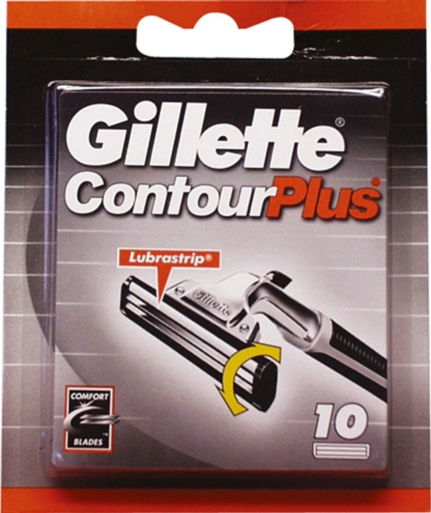 Gillette Contour Plus Rasierer Ersatzklingen, 10 Stück Produktbild 