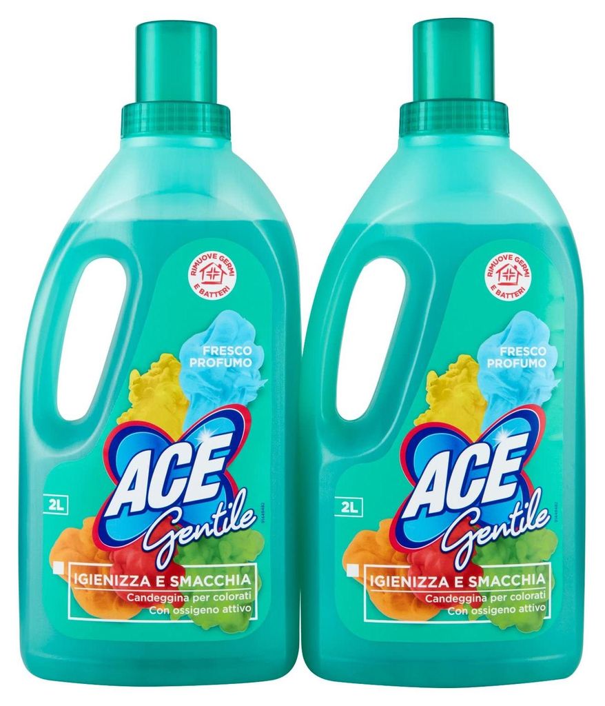 ACE – Gentile, Bleichmittel für bunte und Feinwäsche, 2 l