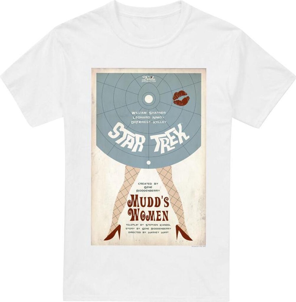 Star Trek - "The Original Series Episode 6" T-Shirt für Herren TV13803 (XL) (Weiß)