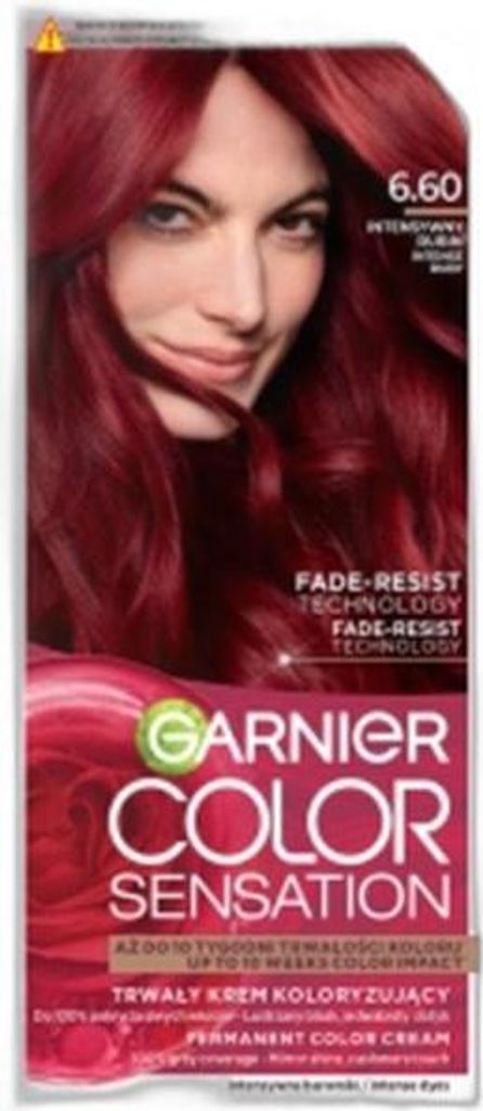 Garnier Color Sensation Krem koloryzujący do włosów 6.60 Intensywny Rubin
