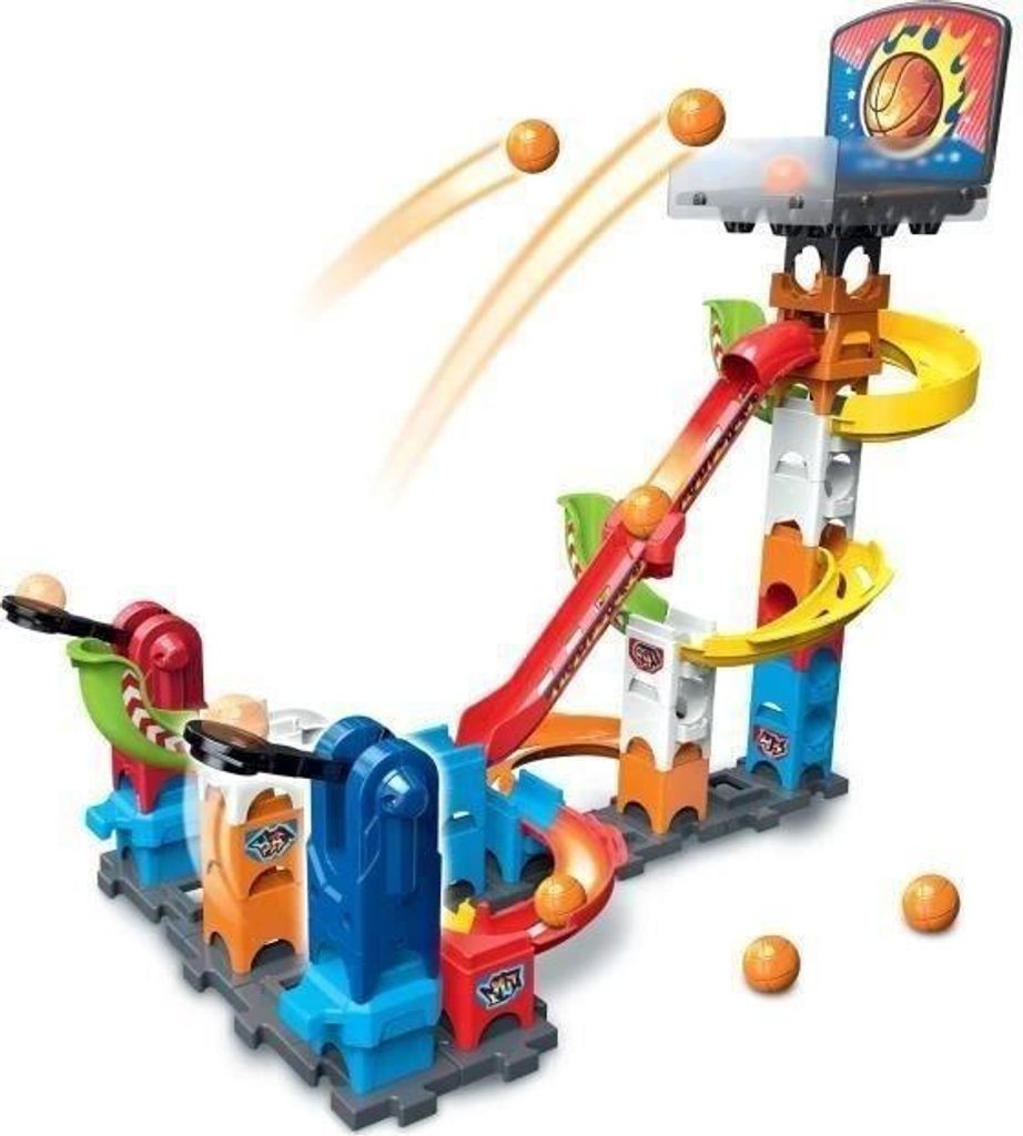 Kugelbahn Marble Rush Basketball Set S500, 41 Teile, 6 Produktbild 
