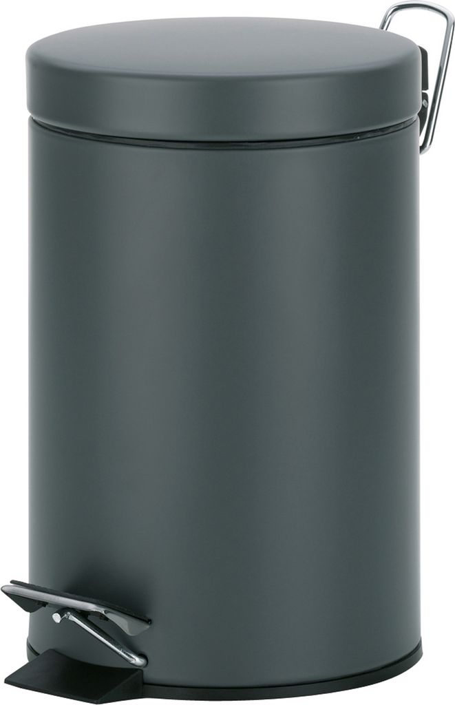 Kela Kosmetikeimer Canosa Metall grau 26cm 17cmØ 3l, 21885 Produktbild 