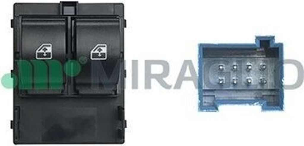 MIRAGLIO 121/FTB76001 Fensterheberschalter für FIAT QUBO (225) Vorne Links Fensterheber Schalter