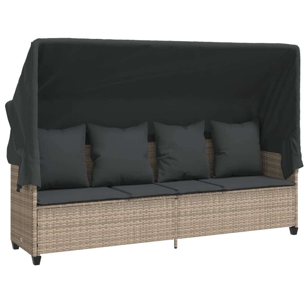 VidaXL 368358, Lounge, Obite siedzisko, Technorattan, Stal, Zdjęcie produktu 