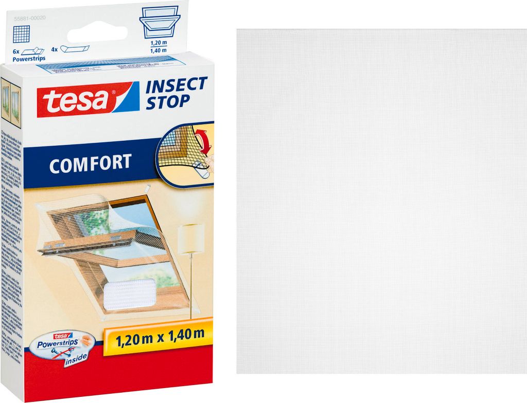 tesa Fliegengitter Dachfenster Insektenschutz Fenster ohne Produktbild 