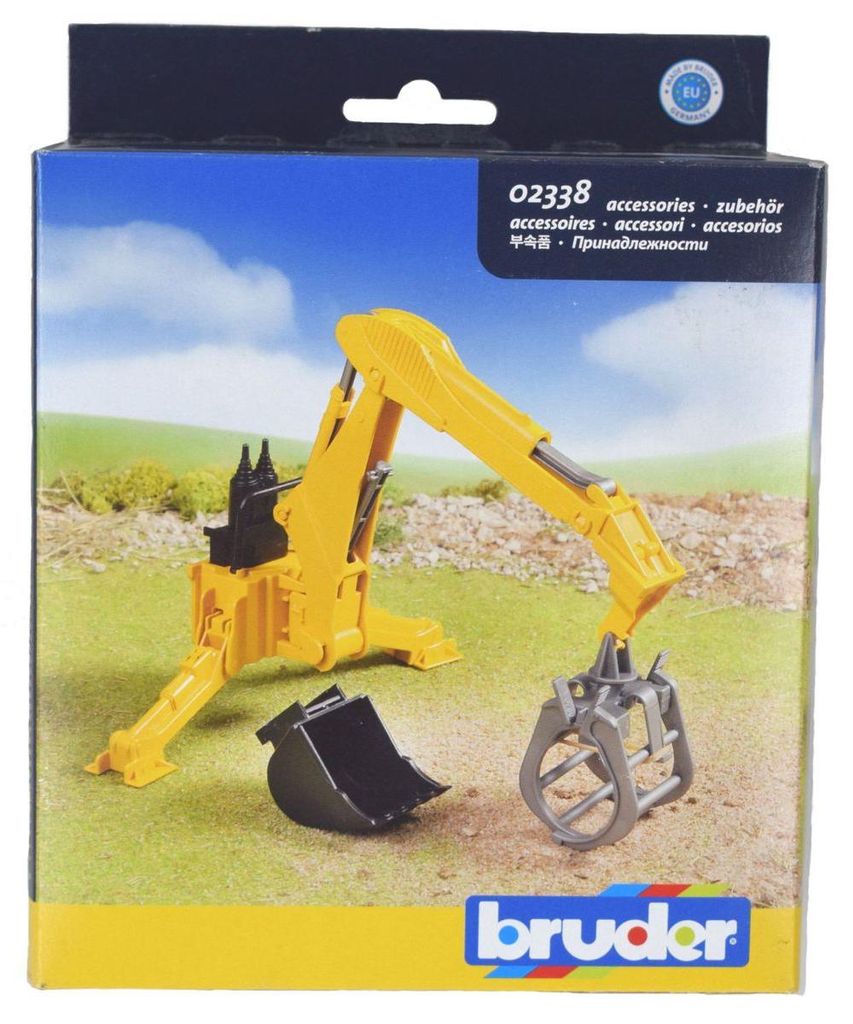 Bruder accessoires: Achterlader met grijper, 1 stuk Productafbeelding 