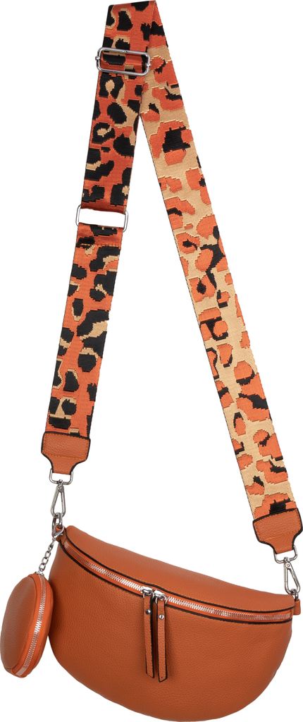 Umhängetasche Bauchtasche (11617) Kunstleder Crossbody-Bag ORANGE