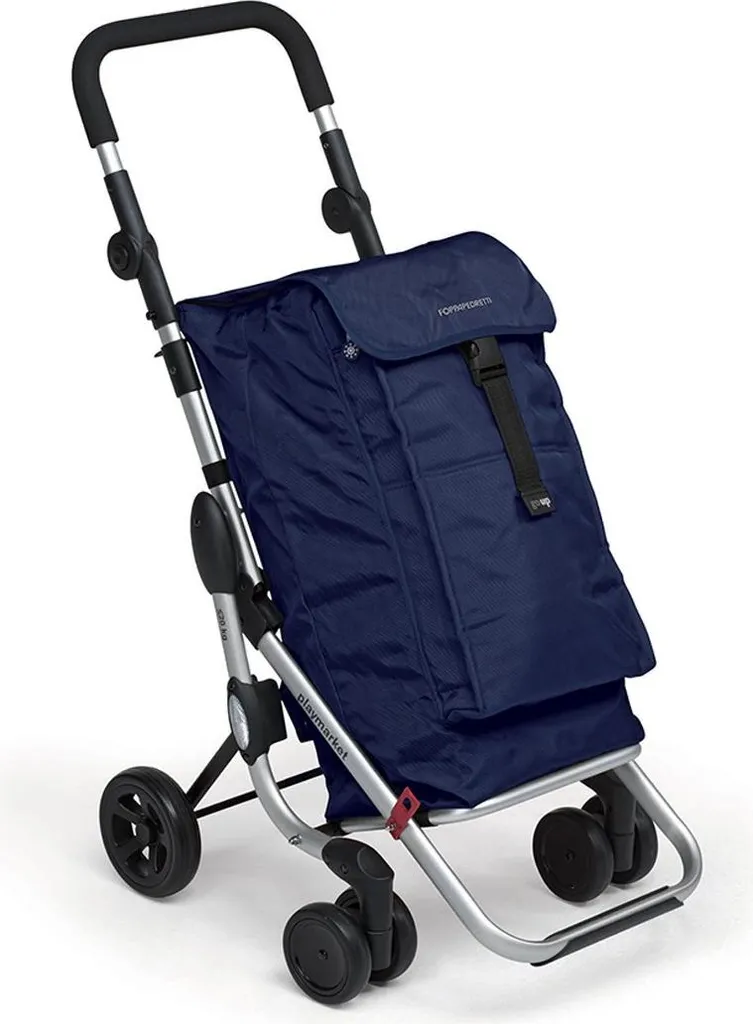 Chariot Foppapedretti Go Up Black - Solution Dos Chargé et Isotherme