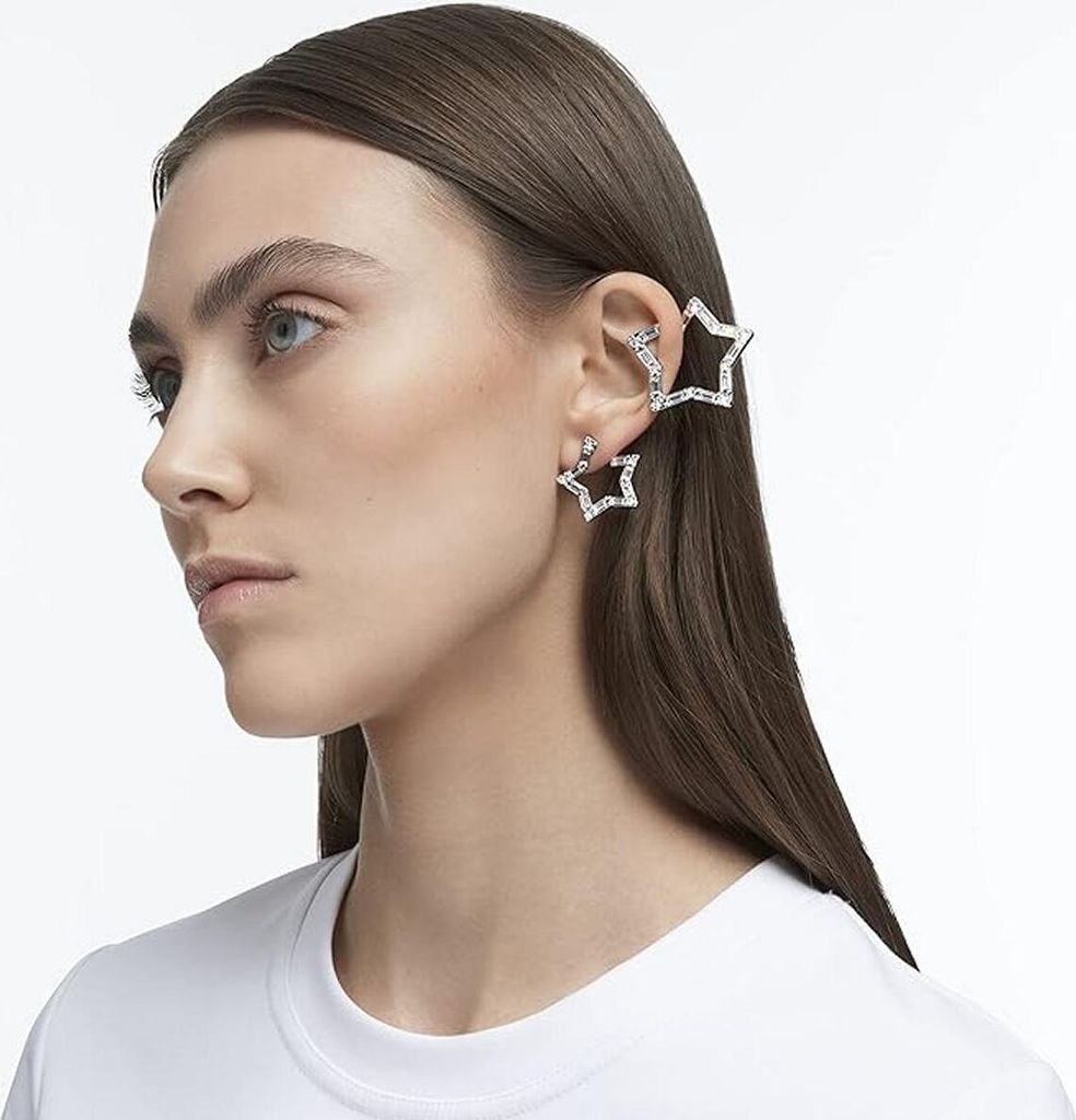 Swarovski Damen Ohrringe Ohrspange Set 3-teilig  Kristalle Produktbild 4