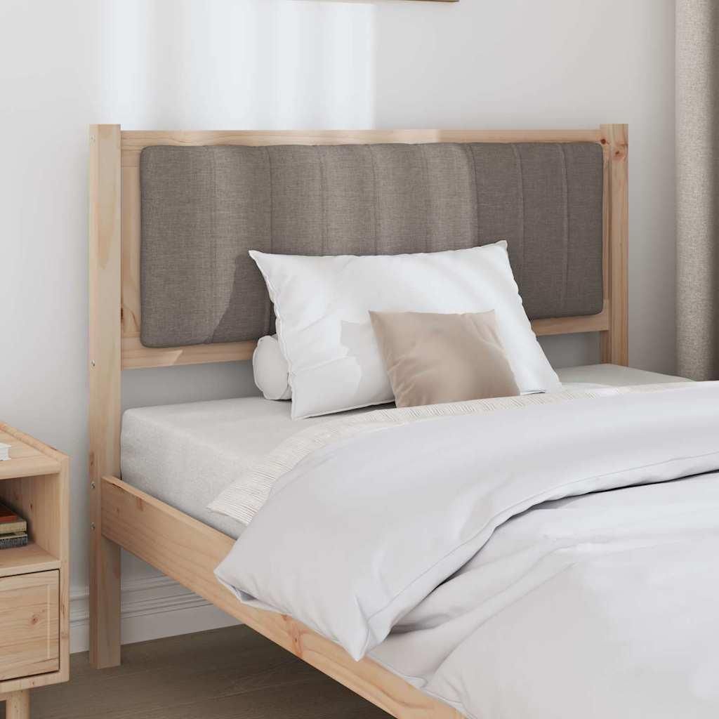 Stabli Gepolstertes Kopfteil Braun 100cm Massives Kiefernholz - DE387714 - Kopfteile