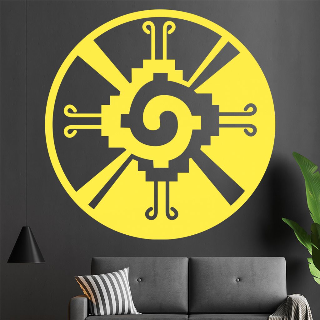 Hunab Ku Wandtattoo in 6 Größen - Wandaufkleber Wall Sticker - Dekoration, Küche, Wohnzimmer, Schlafzimmer, Badezimmer