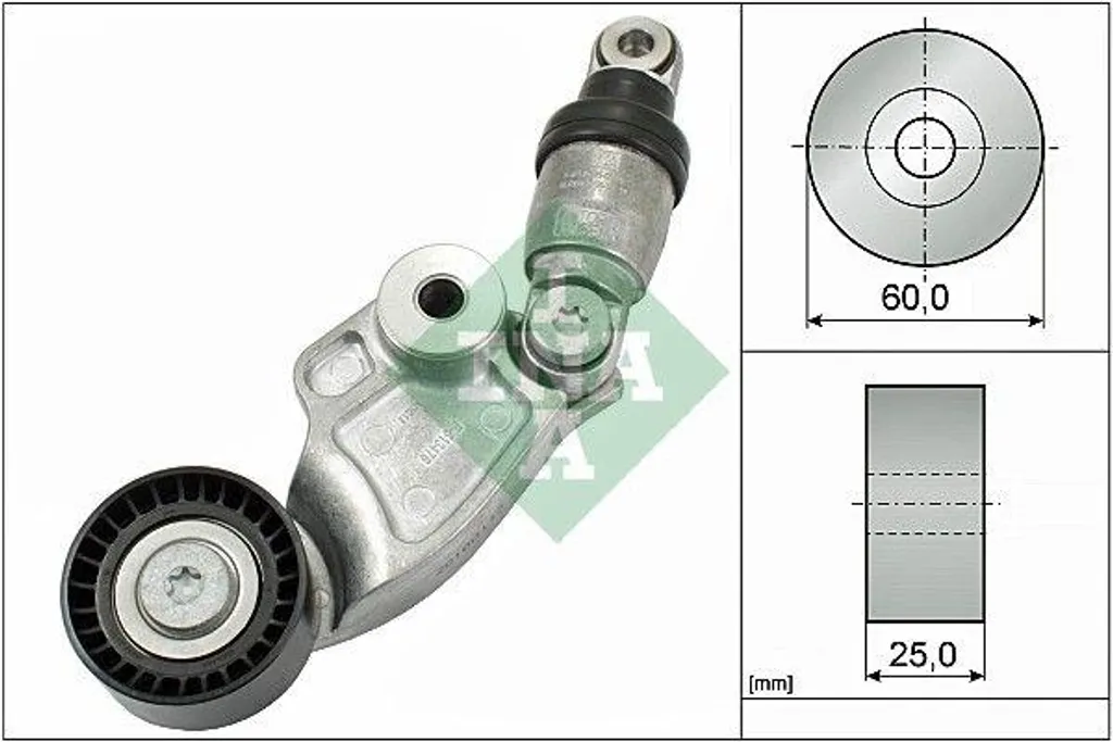 Tendeur de courroie d'accessoire pour réparation Mazda 6 et CX-5