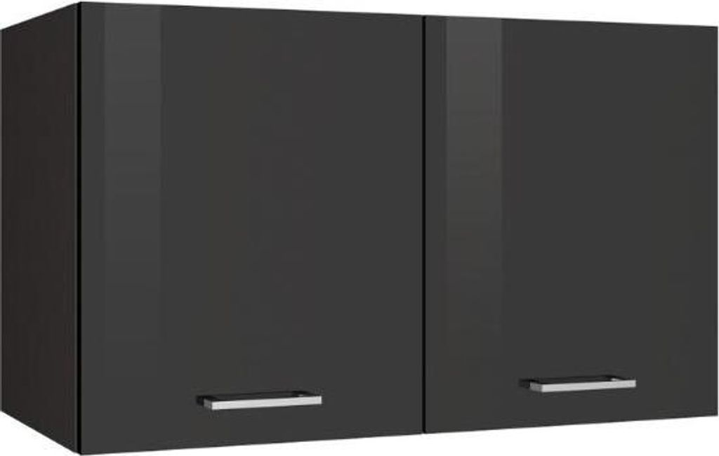 Held Möbel Hängeschrank Mailand BxTxH 100 x 34 x 57 cm grau Produktbild 